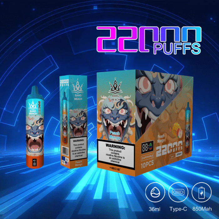 Bang Beach 22000 22K Puffs 36ml Einweg-E-Zigarette Original – Bild 3