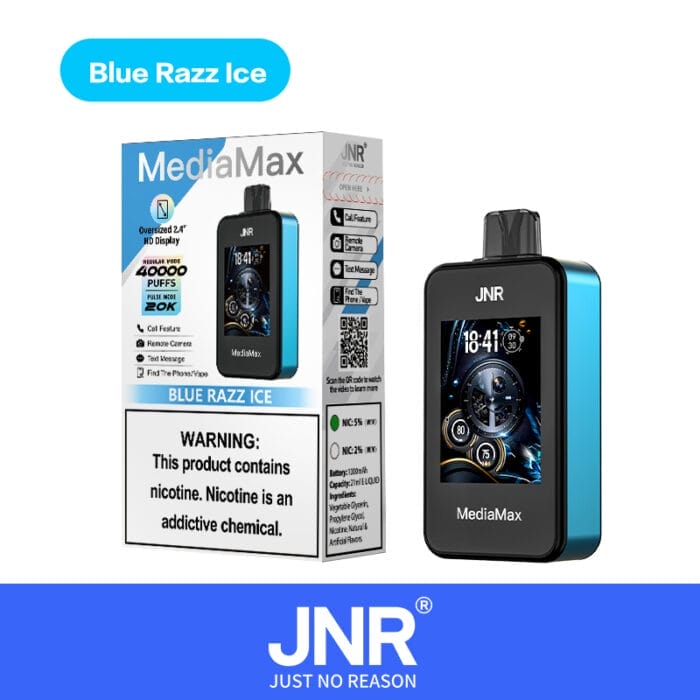 JNR MediaMax 40000 40K Puffs 21ml Einweg-E-Zigaretten Smart Original – Bild 12