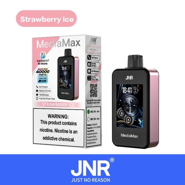 JNR MediaMax 40000 40K Puffs 21ml Einweg-E-Zigaretten Smart Original – Bild 11