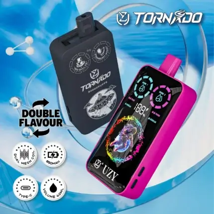 UZY Tornado 30000 30K Puffs Dual Flavor Einweg-E-Zigaretten Original