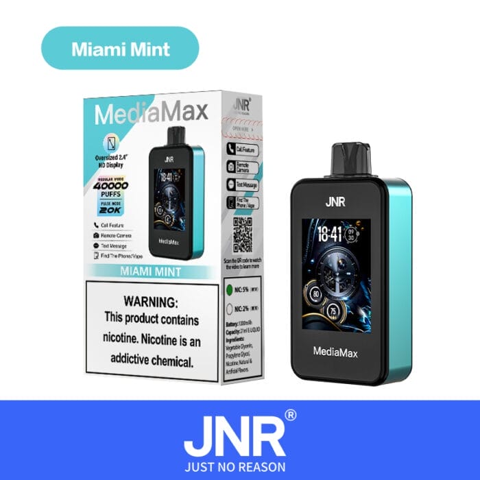 JNR MediaMax 40000 40K Puffs 21ml Einweg-E-Zigaretten Smart Original – Bild 9