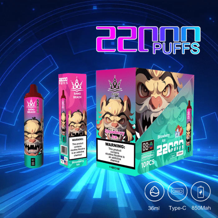 Bang Beach 22000 22K Puffs 36ml Einweg-E-Zigarette Original – Bild 8
