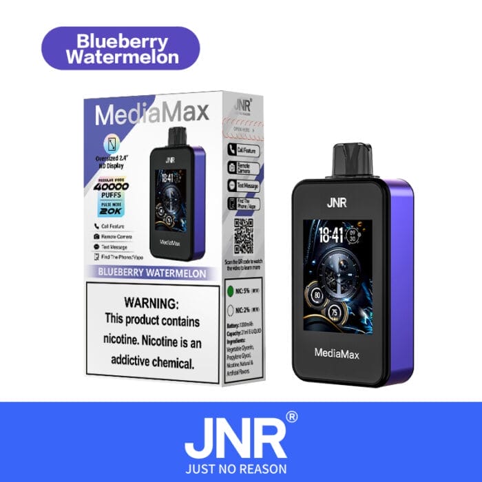 JNR MediaMax 40000 40K Puffs 21ml Einweg-E-Zigaretten Smart Original – Bild 7
