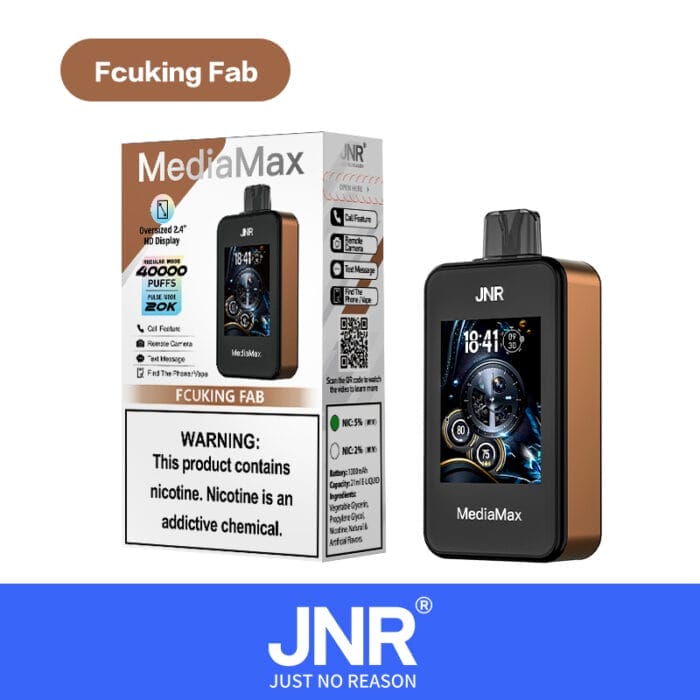 JNR MediaMax 40000 40K Puffs 21ml Einweg-E-Zigaretten Smart Original – Bild 6