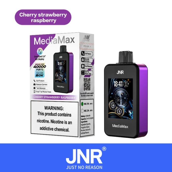 JNR MediaMax 40000 40K Puffs 21ml Einweg-E-Zigaretten Smart Original – Bild 5