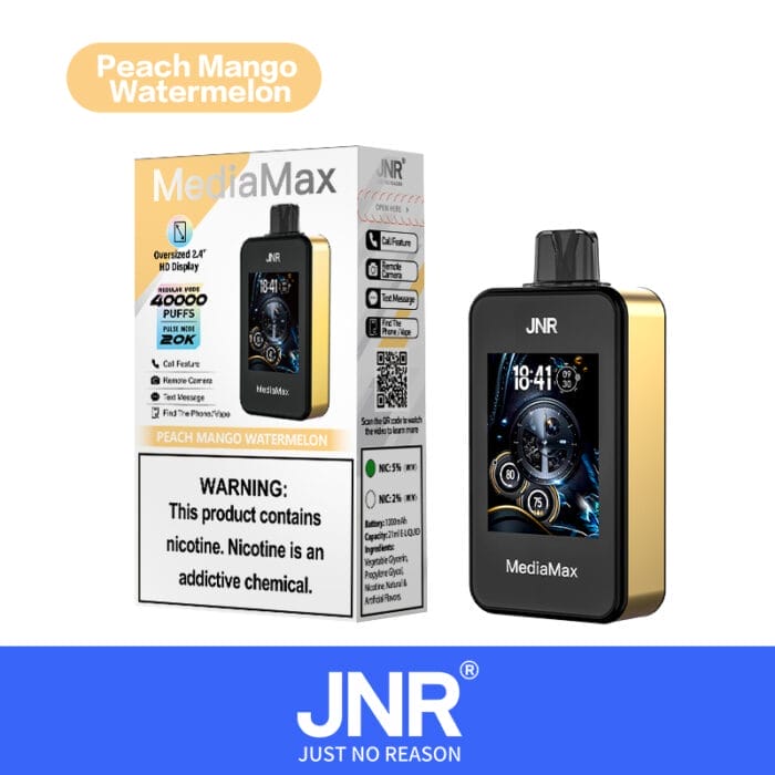 JNR MediaMax 40000 40K Puffs 21ml Einweg-E-Zigaretten Smart Original – Bild 4