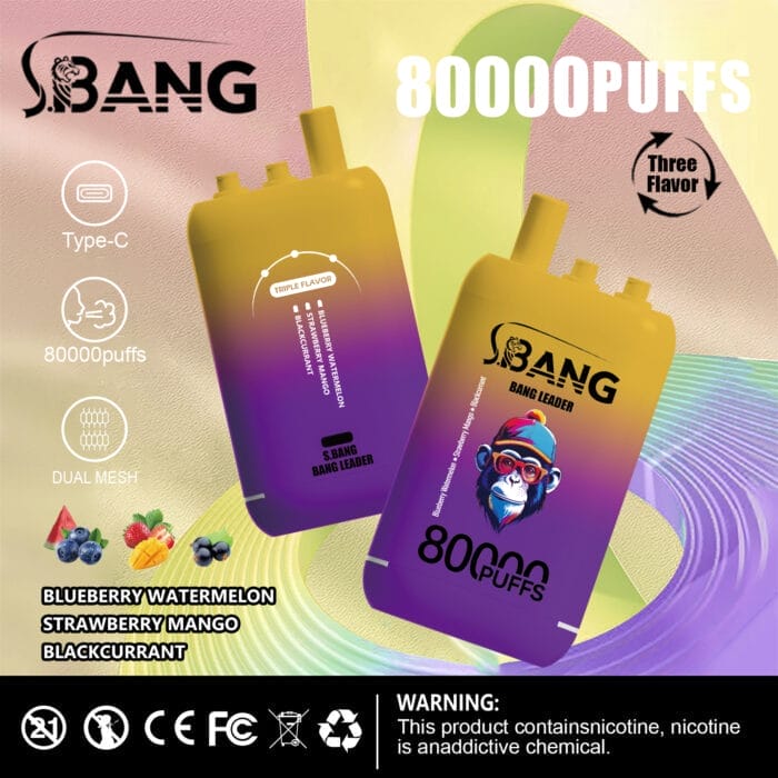 Bang Leader 80000 80k Puffs 78ml Einweg-E-Zigarette Original – Bild 10