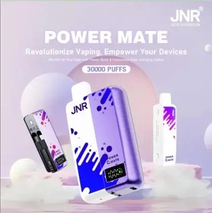 JNR Power Mate 30000 Puffs 19ml Einweg-E-Zigaretten Smart Screen With Power Bank Original