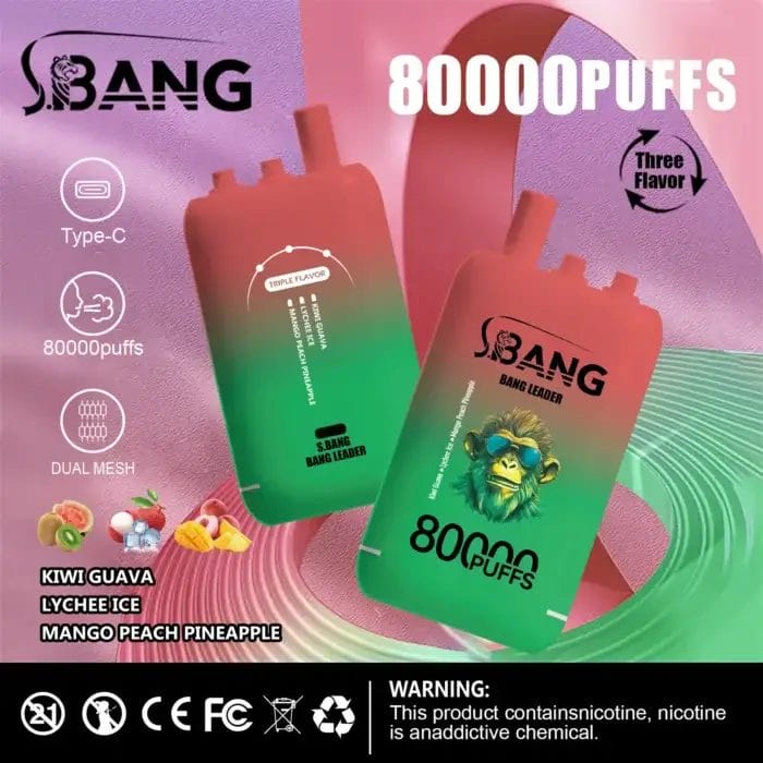 Bang Leader 80000 80k Puffs 78ml Einweg-E-Zigarette Original – Bild 8