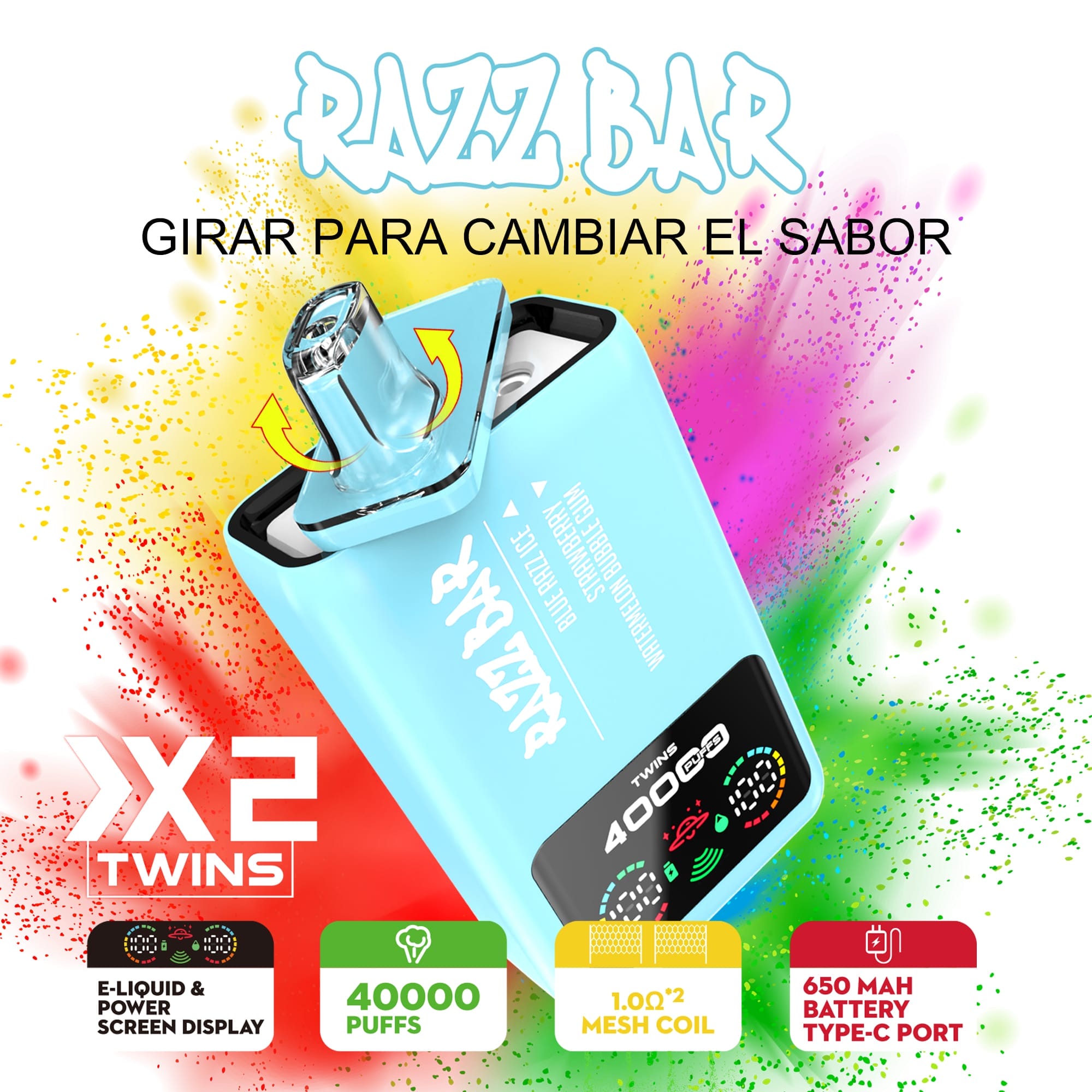 Razz bar 40000 puffs twin vape
