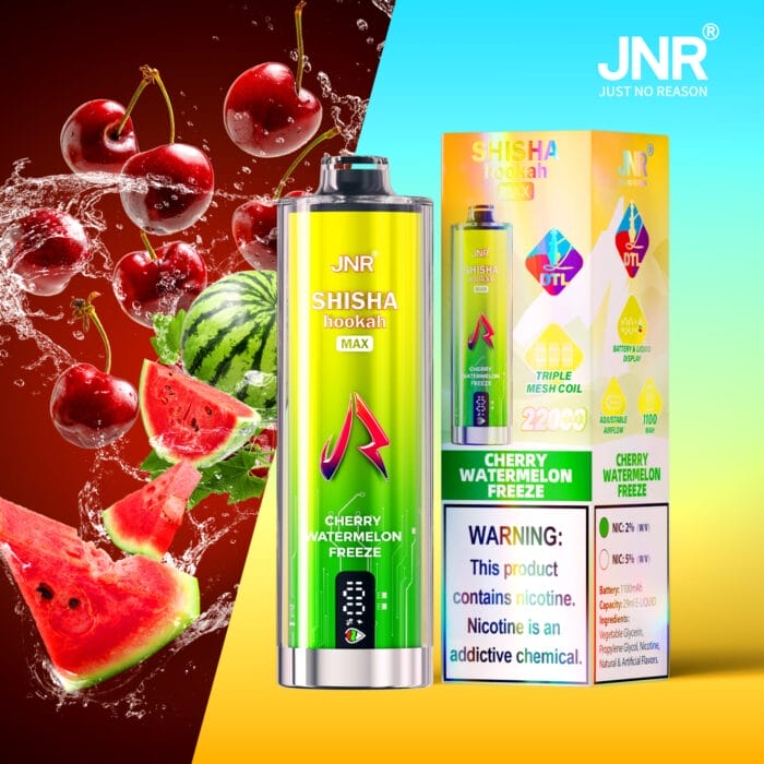 JNR SHISHA Hookah MAX 22000 Puffs 20ml Einweg-E-Zigaretten DTL Original – Bild 15