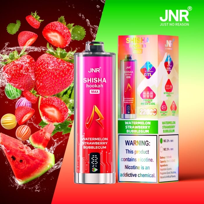 JNR SHISHA Hookah MAX 22000 Puffs 20ml Einweg-E-Zigaretten DTL Original – Bild 13