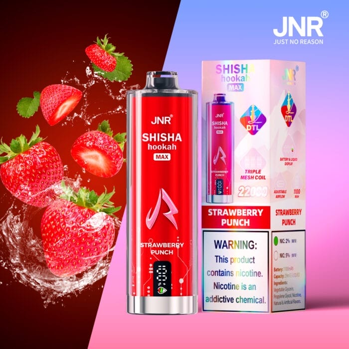JNR SHISHA Hookah MAX 22000 Puffs 20ml Einweg-E-Zigaretten DTL Original – Bild 11