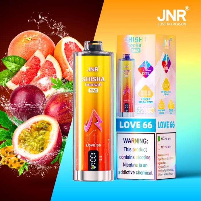 JNR SHISHA Hookah MAX 22000 Puffs 20ml Einweg-E-Zigaretten DTL Original – Bild 8