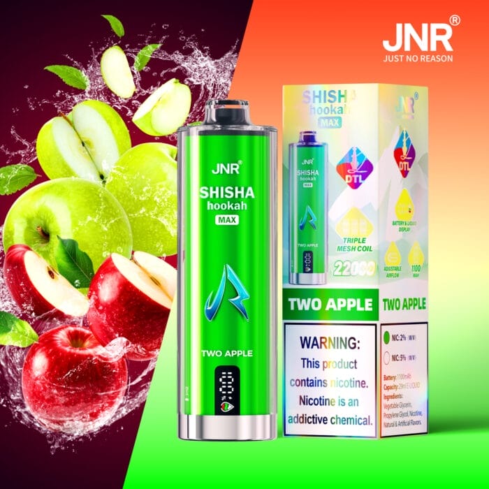 JNR SHISHA Hookah MAX 22000 Puffs 20ml Einweg-E-Zigaretten DTL Original – Bild 7