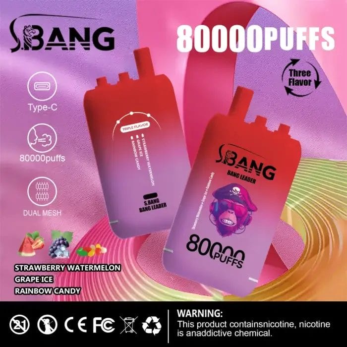 Bang Leader 80000 80k Puffs 78ml Einweg-E-Zigarette Original – Bild 4