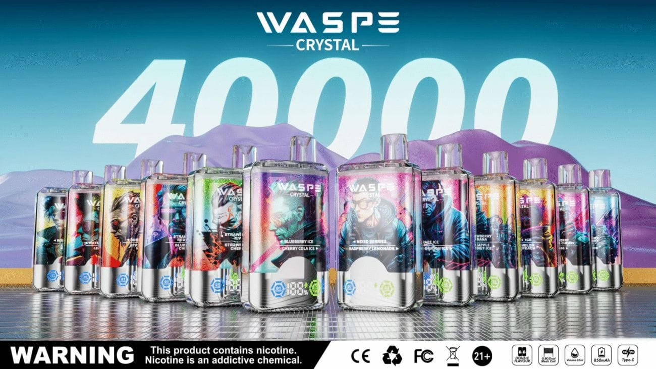 WASPE Crystal 40000 40k Puffs Waspe crystal 40000 40k puffs