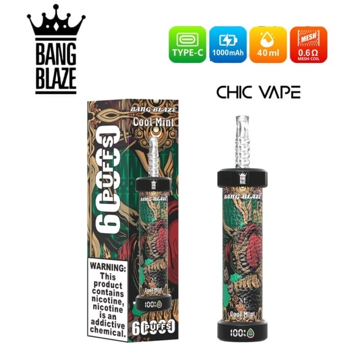 Bang Blaze 60000 60K Puffs DTL 60ml Einweg-E-Zigarette Original – Bild 9