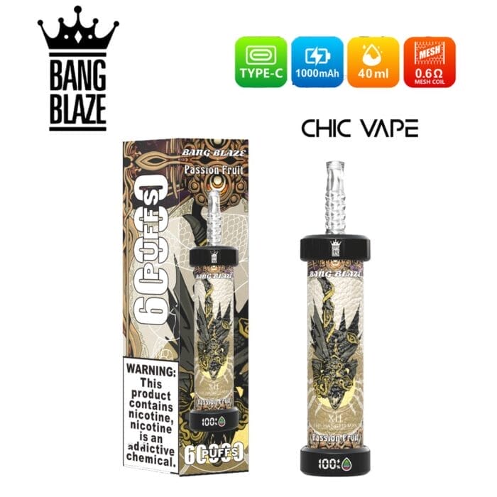 Bang Blaze 60000 60K Puffs DTL 60ml Einweg-E-Zigarette Original – Bild 6