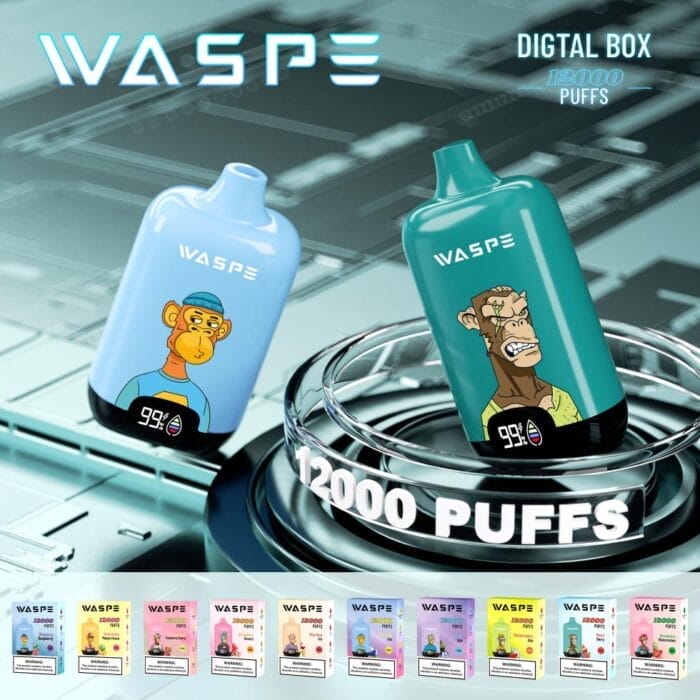 WASPE Digital Box 12000 12K Puffs 20ml Einweg-E-Zigarette Original – Bild 1